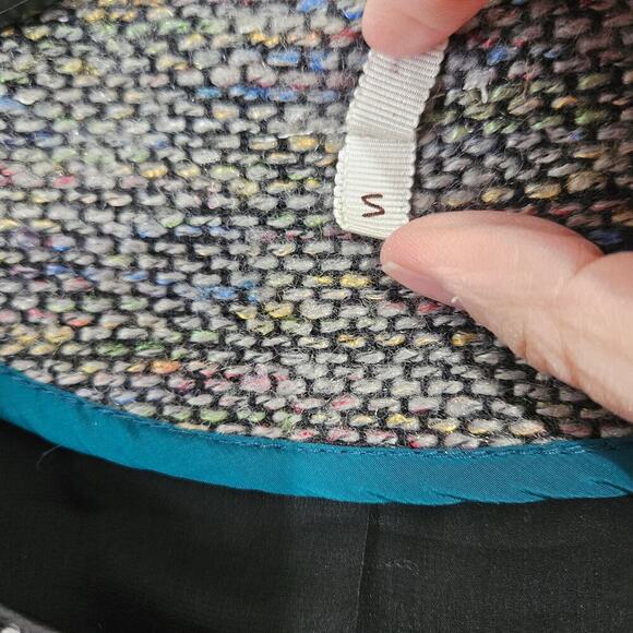 Willow and Clay Womens Tweed Jacket Blazer Open Front Multi-Color Lined Sz Small - Picture 8 of 8